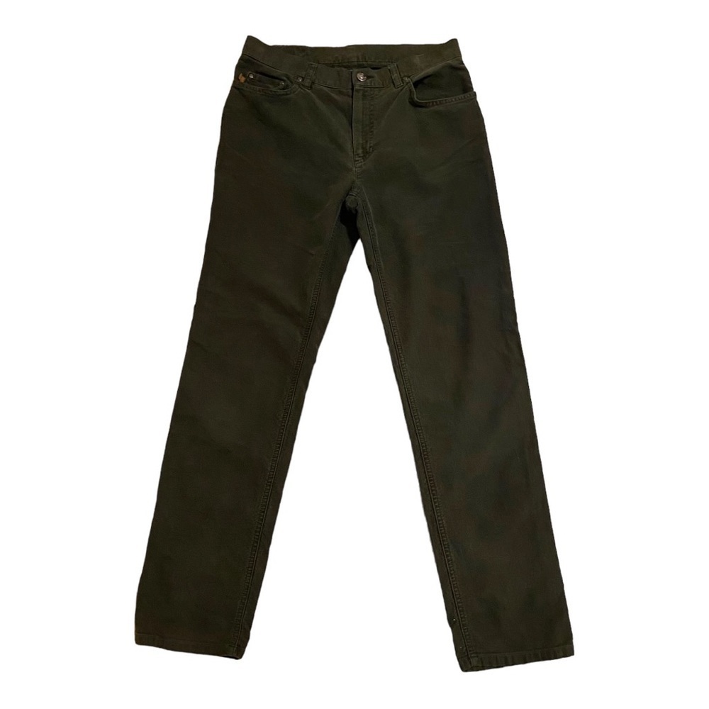 Lauren Jeans Company Straight Leg Olive Jeans